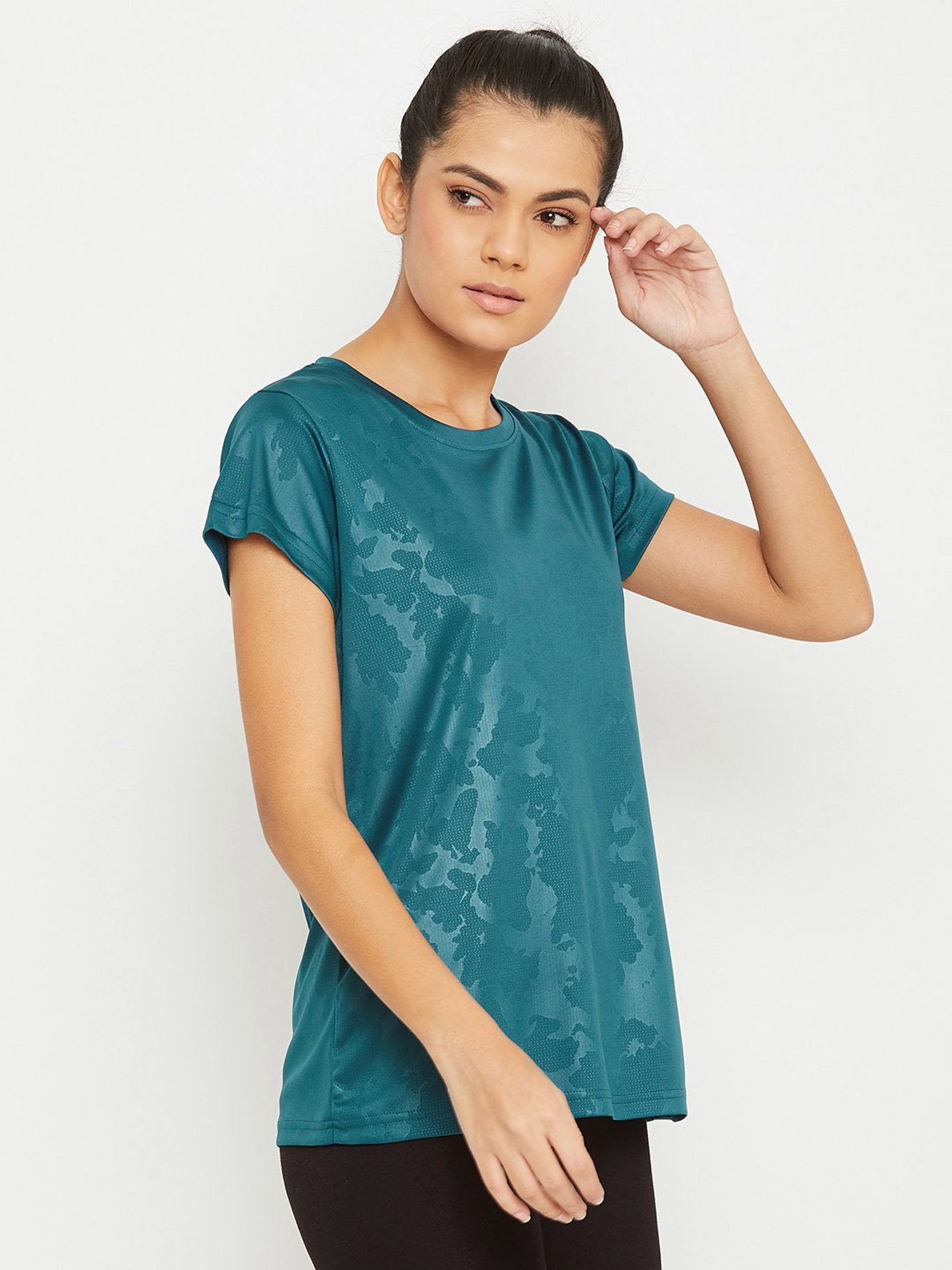 Columbia Pink Regular Fit Sports T-Shirt