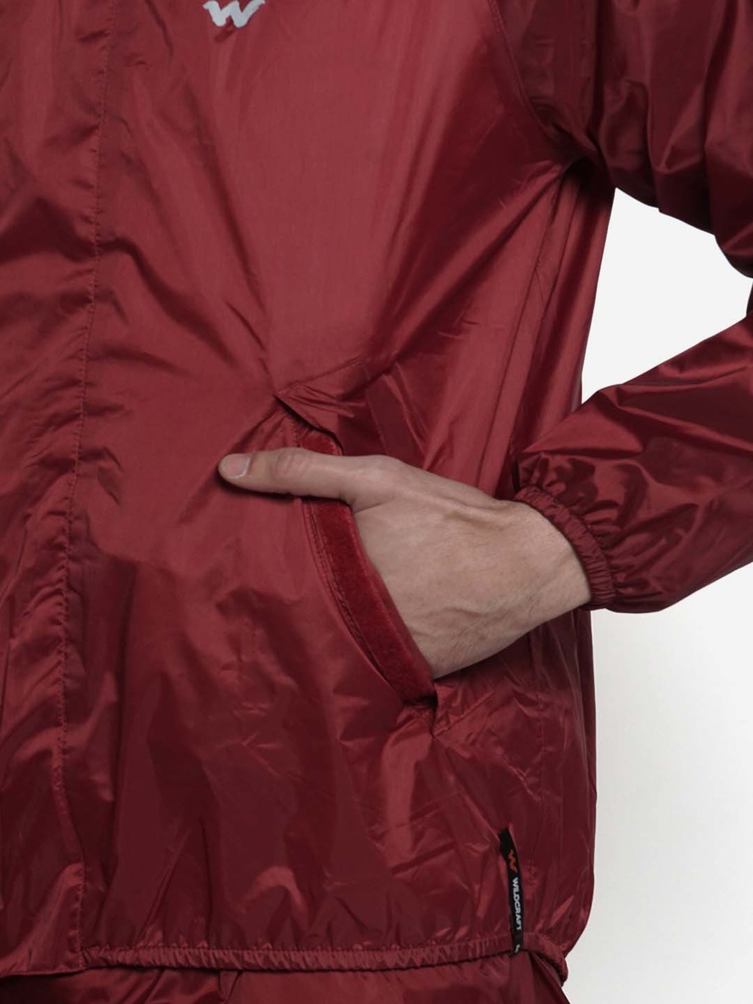 Wildcraft Maroon Raincoat Set