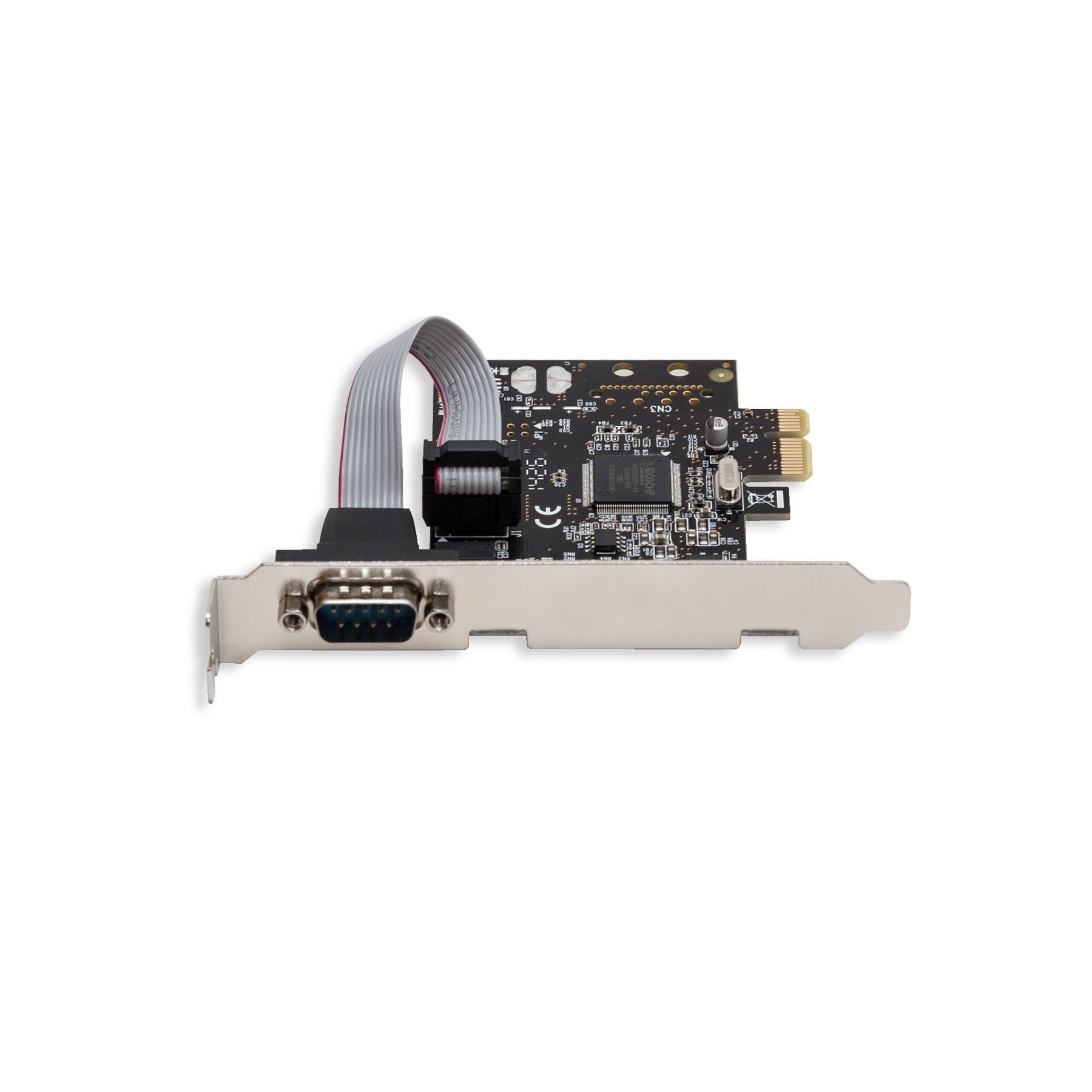 Syba Single Port RS-232 DB9 Serial PCI-Express 2.0 x1 Card - 1 Port Serial PCIe Card MCS9922 Chipset