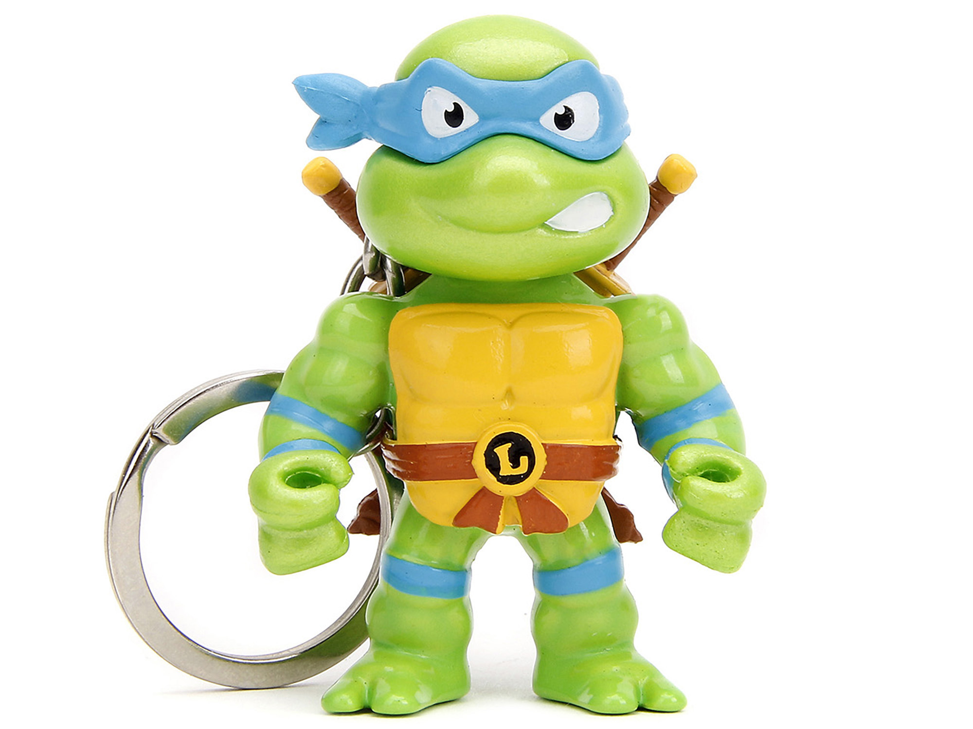 Set of 4 Diecast Figure Key Chains "Teenage Mutant Ninja Turtles" TV Series "Metalfigs" Series Diecast Models by Jada