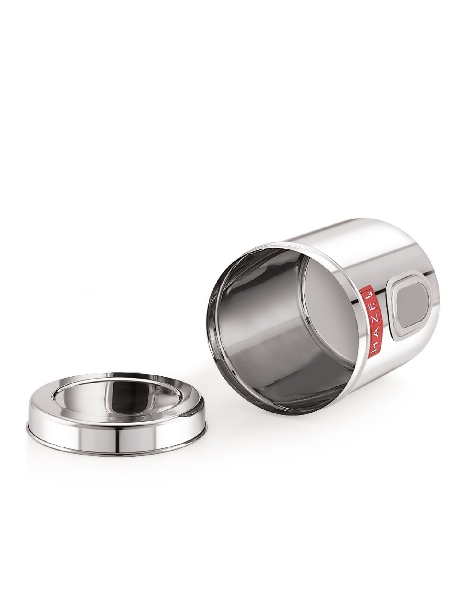 HAZEL Silver Stainless Steel Airtight Container (1.4 L)