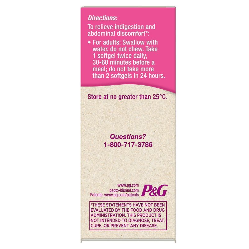 Pepto-Bismol Herbal Blends Softgel - Peppermint & Caraway - 14ct