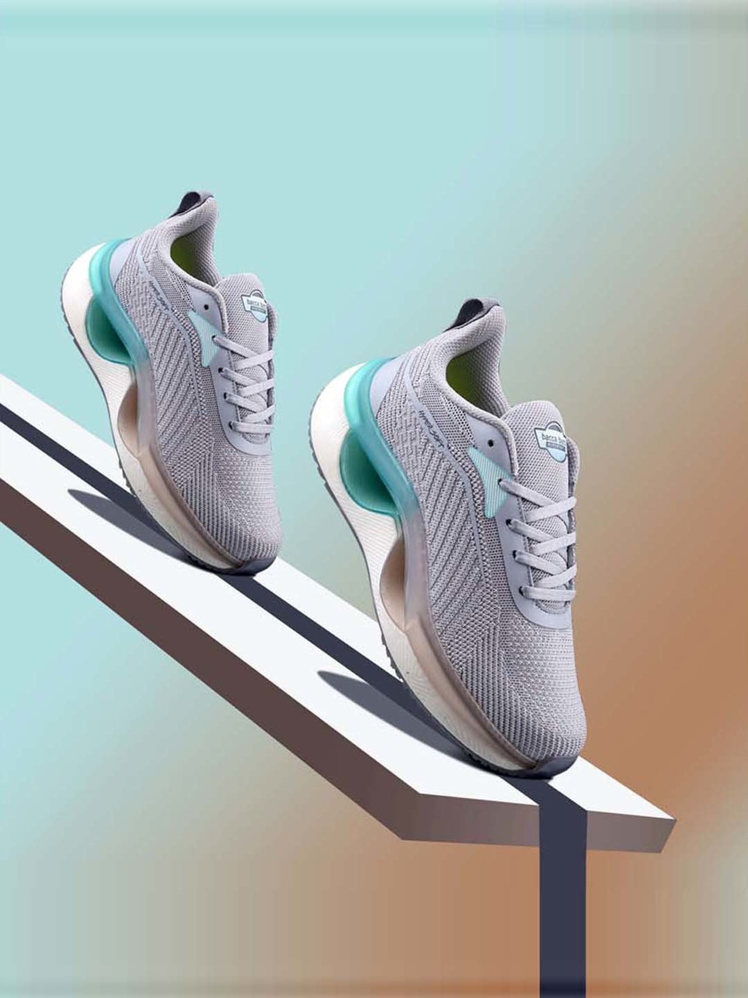 Bacca Bucci Men's HYPERSOFT SERIES Grey Running Shoes