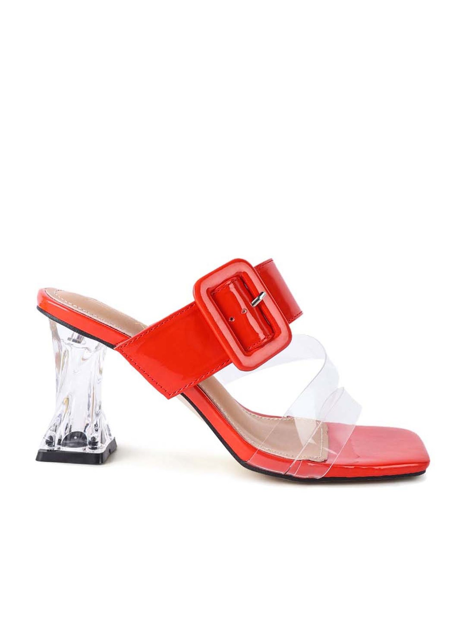 London Rag Women's Red Casual Sandals