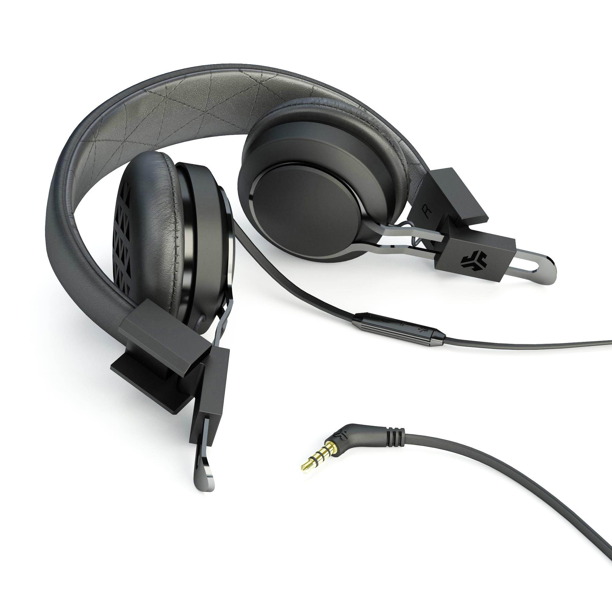 JLab INTRO Premium On-Ear Headphones, with Universal Mic