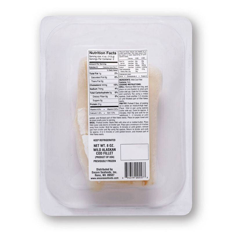 Encore Seafoods Fresh Cod - 8oz