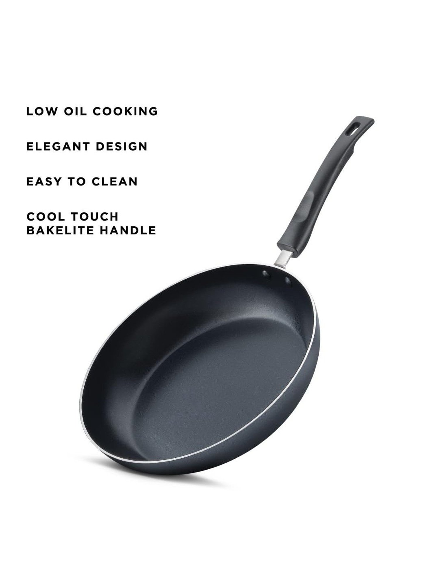 Judge by Prestige Everyday Black Aluminium Fry Pan 20 cm 1.1 L