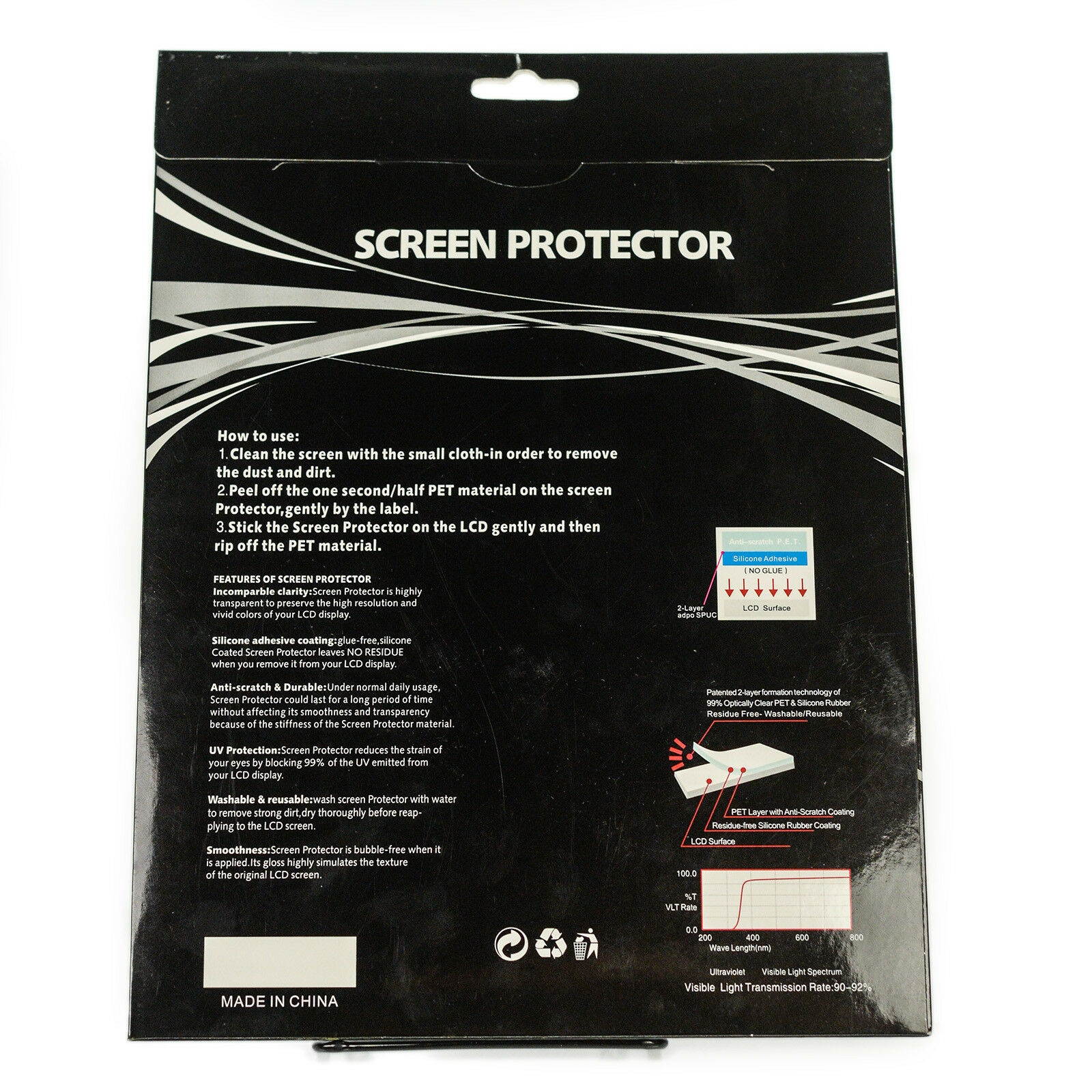 Lot Of 5 Ipad Washable Lcd Ultra Clear Screen Protector - Apple 9.7" Tablets