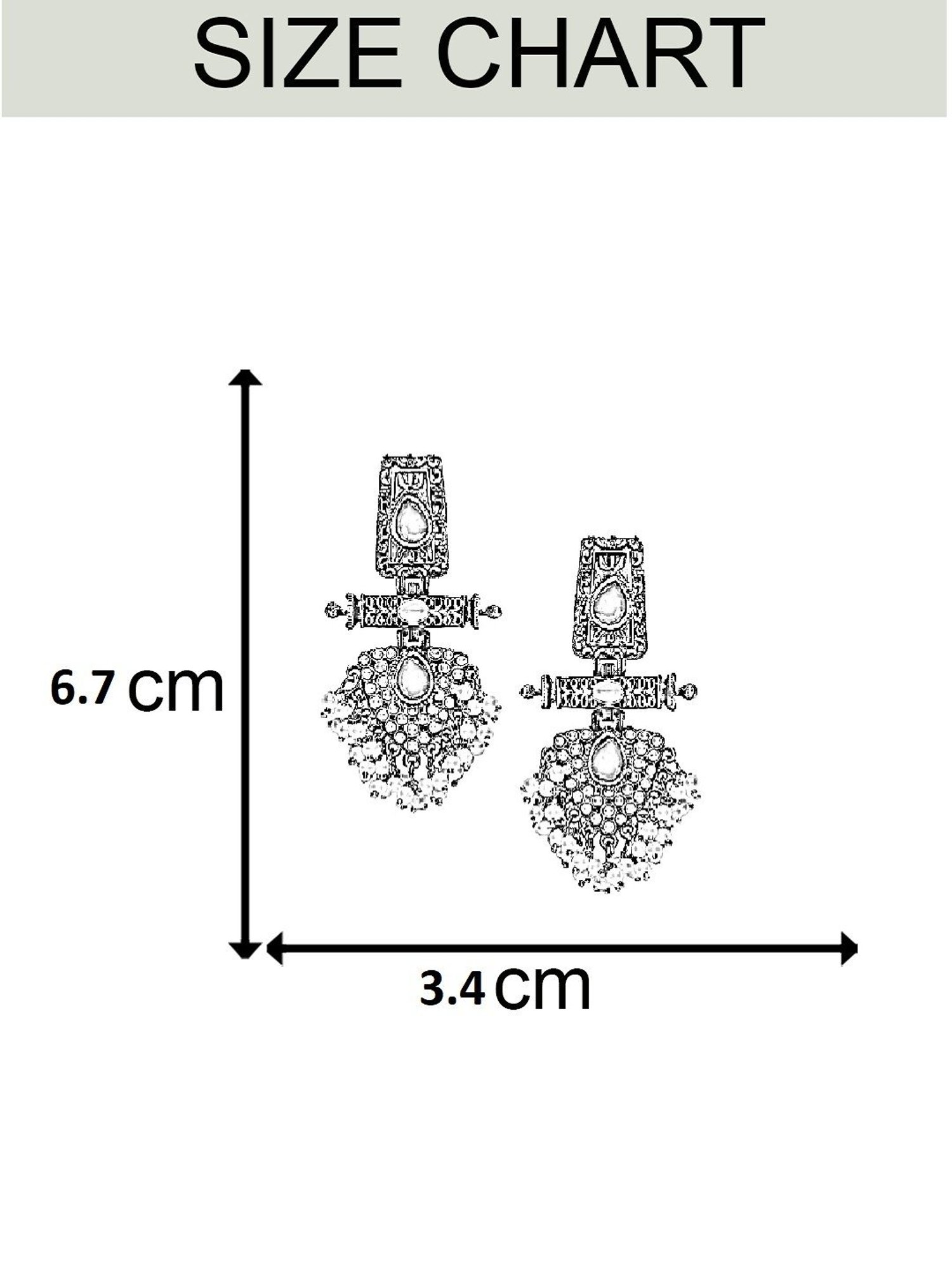 Oomph Oxidized Silver Ethnic Silver Look Alike Maroon Stones Pearls Dangler Earrings