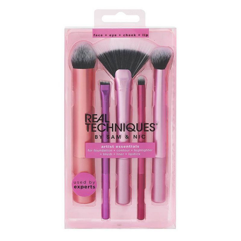 Real Techniques Artist Essentials Brush Set - 5pc