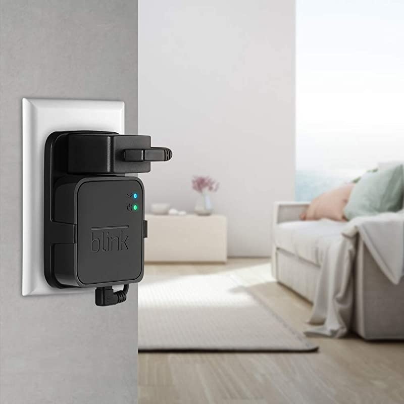 Wall Mount for Blink Sync Module 2- Mount Bracket Holder for Blink XT/ XT2 and Blink Outdoor Home Security Camera with Easy Mount Short Cable - Black