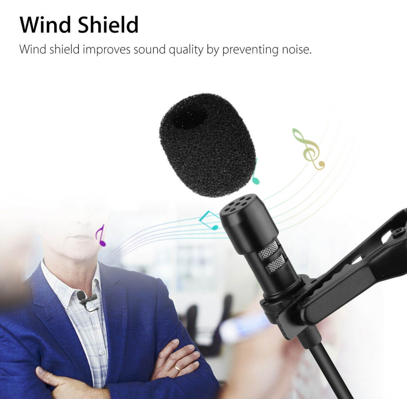 Ultimate Lavalier Microphone For Bloggers And Vloggers Lapel Mic Clip-on Phone