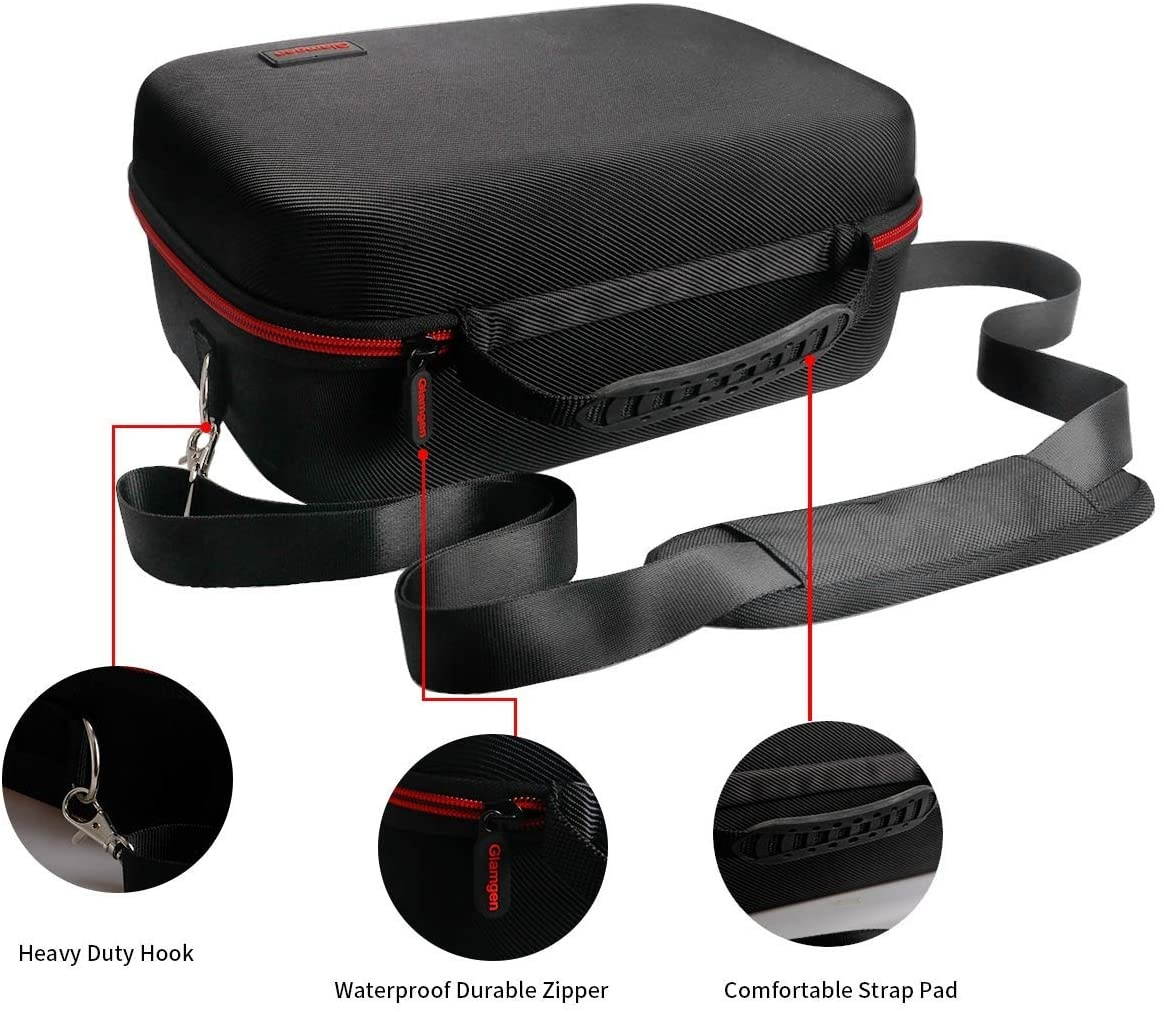 Locking Carrying Case for Nintendo Switch，Protective Travel Hardshell Deluxe Bag with Anti-Theft TSA Combination Lock for Switch Console, Pro Controller, Switch Dock, AC Adapter with 16 Game Cards