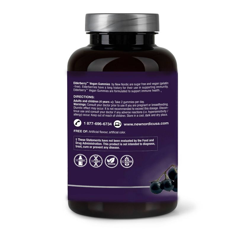 New Nordic Elderberry Gummies - 60ct