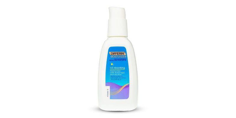 Differin Oil Absorbing Moisturizer with Sunscreen, Broad-Spectrum UVA/UVB SPF 30 - 4oz