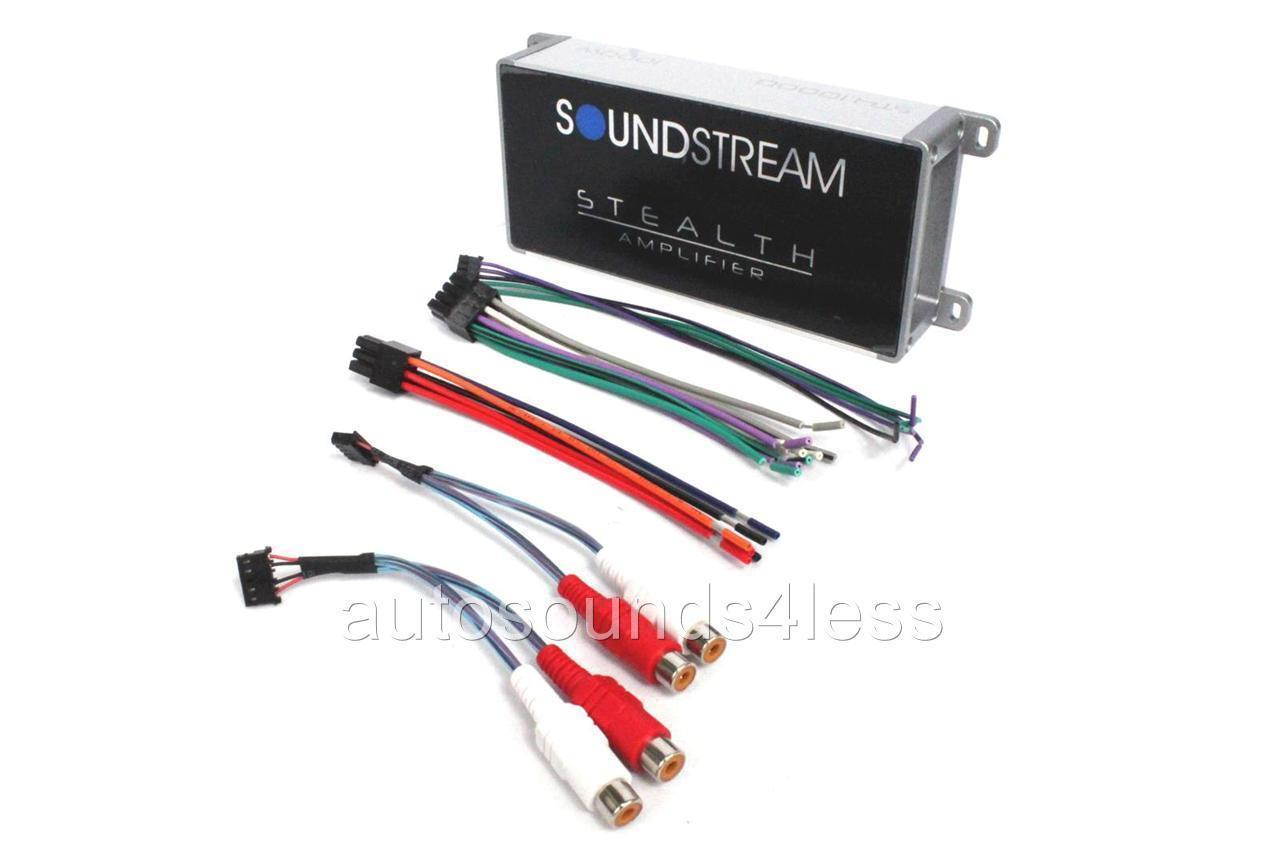 Soundstream ST4.1000D 500 Watt RMS Compact 4-Channel Class D Car Audio Amplifier