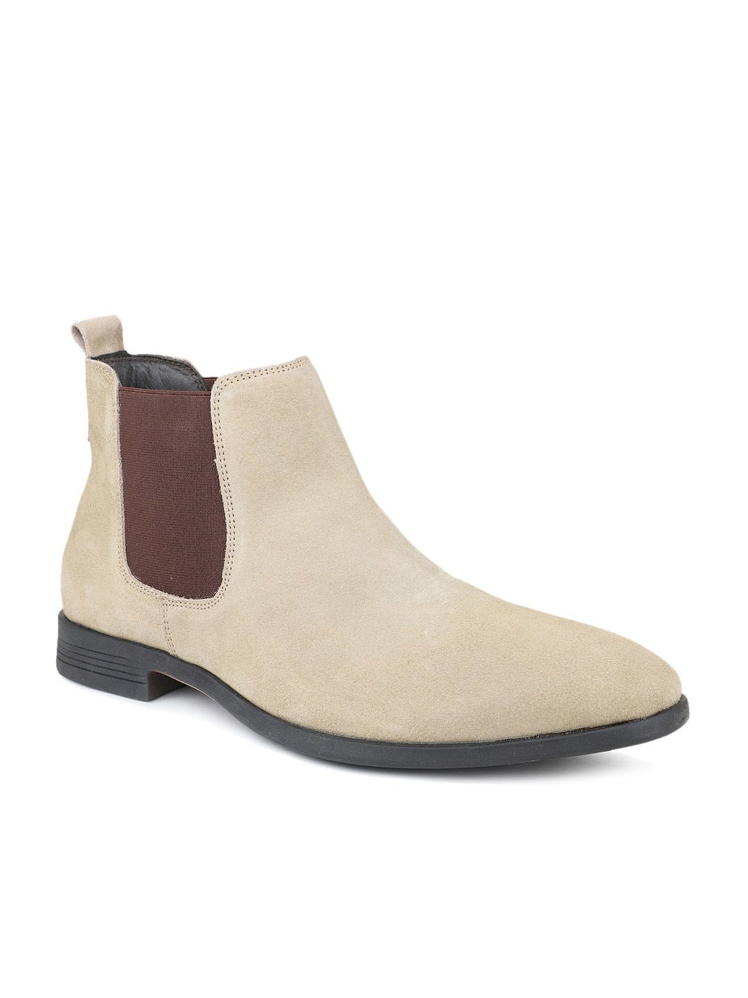 Privo by Inc.5 Men's Beige Chelsea Boots