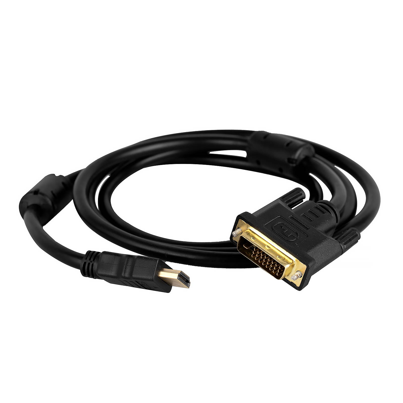 HDMI to DVI D 16ft Cable Bi-directional Gold Connector Cord