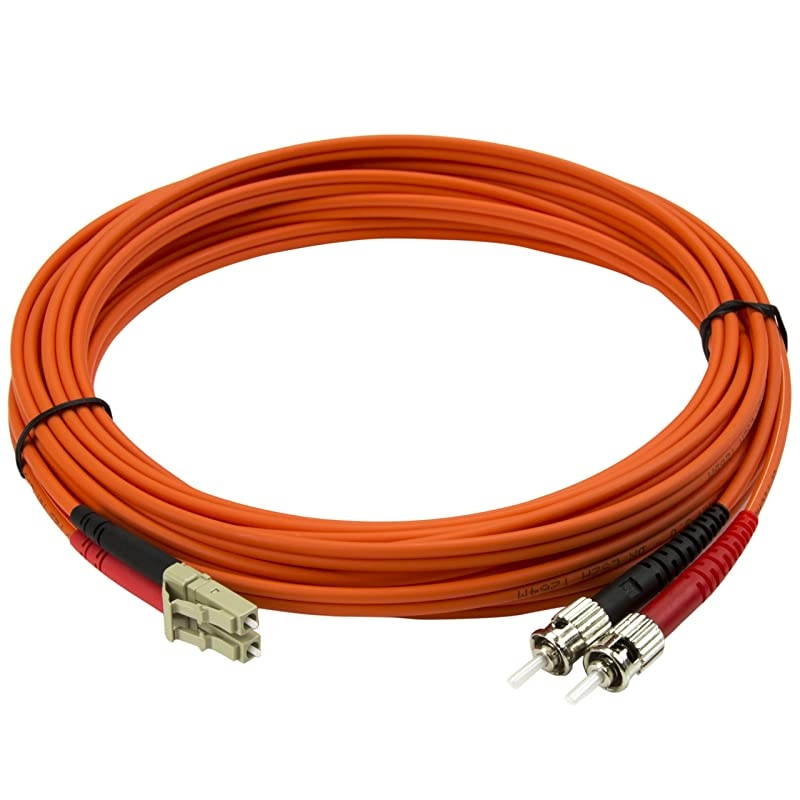 com 5m Fiber Optic Cable Multimode Duplex 50125 LSZH LCST OM2 LC to ST Fiber Patch Cable