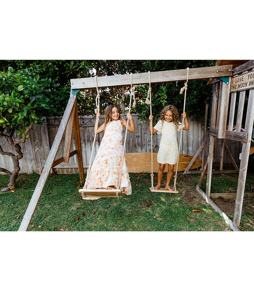 Peek Little/Big Girls 2T-12 Embroidered Chambray A-Line Dress