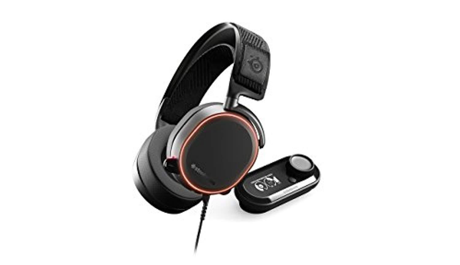 steelseries arctis pro + gamedac gaming headset - certified hi-res audio system for ps4 and pc (renewed)