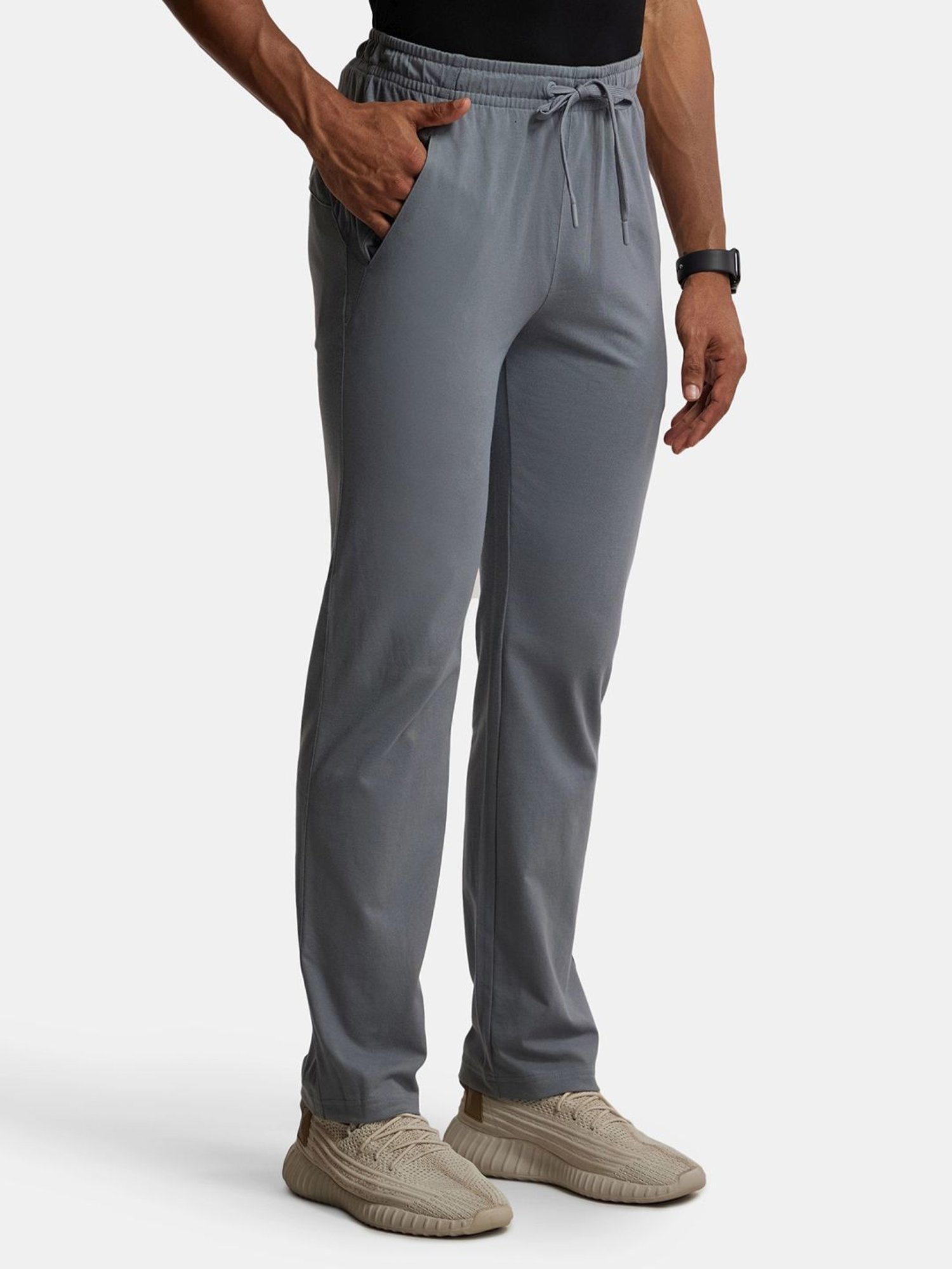 Basics Green Jogger Track Pant