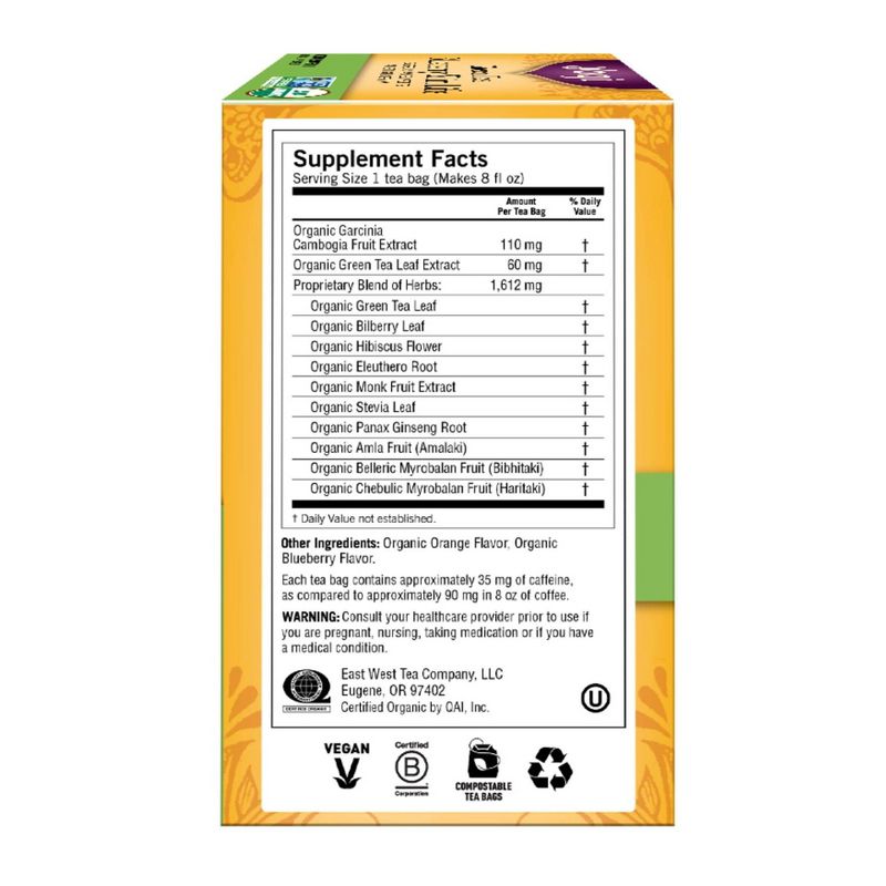 Yogi Tea - Green Tea Blueberry Slim Life Tea - 16ct