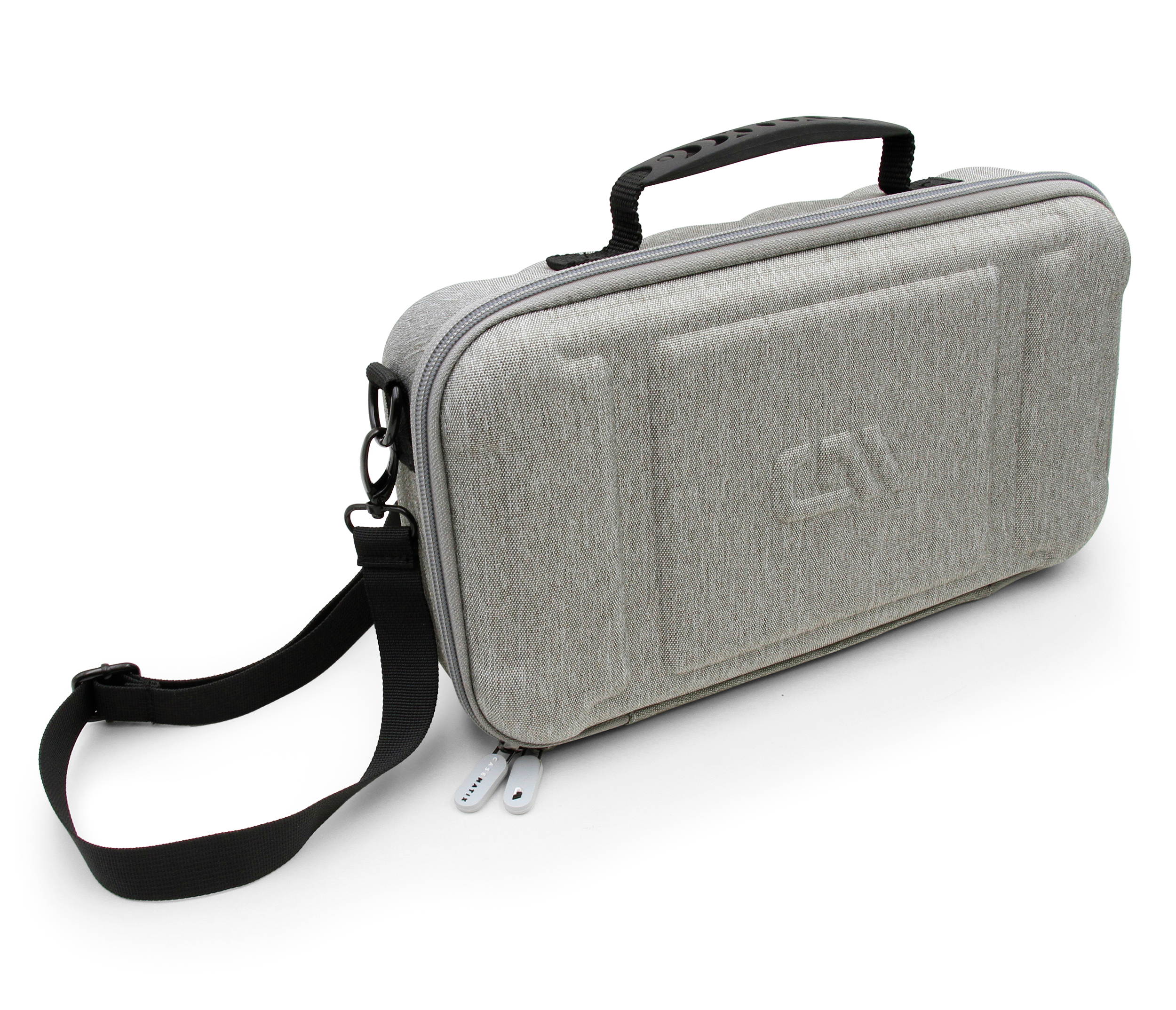 CM 60% Keyboard Case fits Razer Huntsman Mini, HK Gaming GK61, KEMOVE Snowfox, DIERYA DK61E & More 61 Keys up to 11.5" - Travel Case with Shoulder Strap and Accessory Storage, Gray