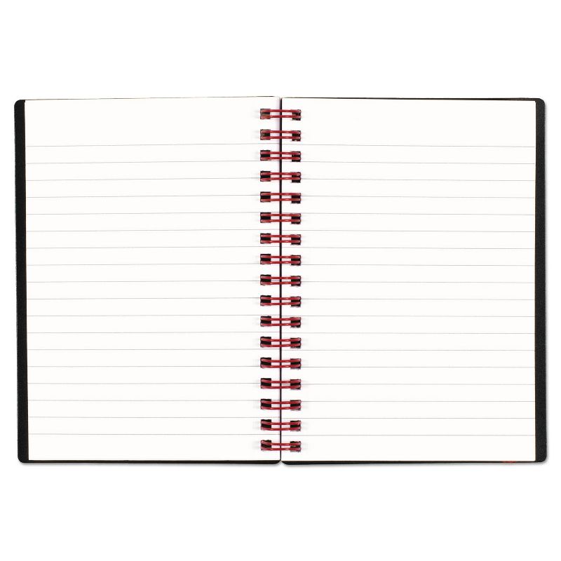 Black n' Red Twin Wire Poly Cover Notebook Legal Ruled 5 7/8 x 4 1/8 White 70 Sheets F67010
