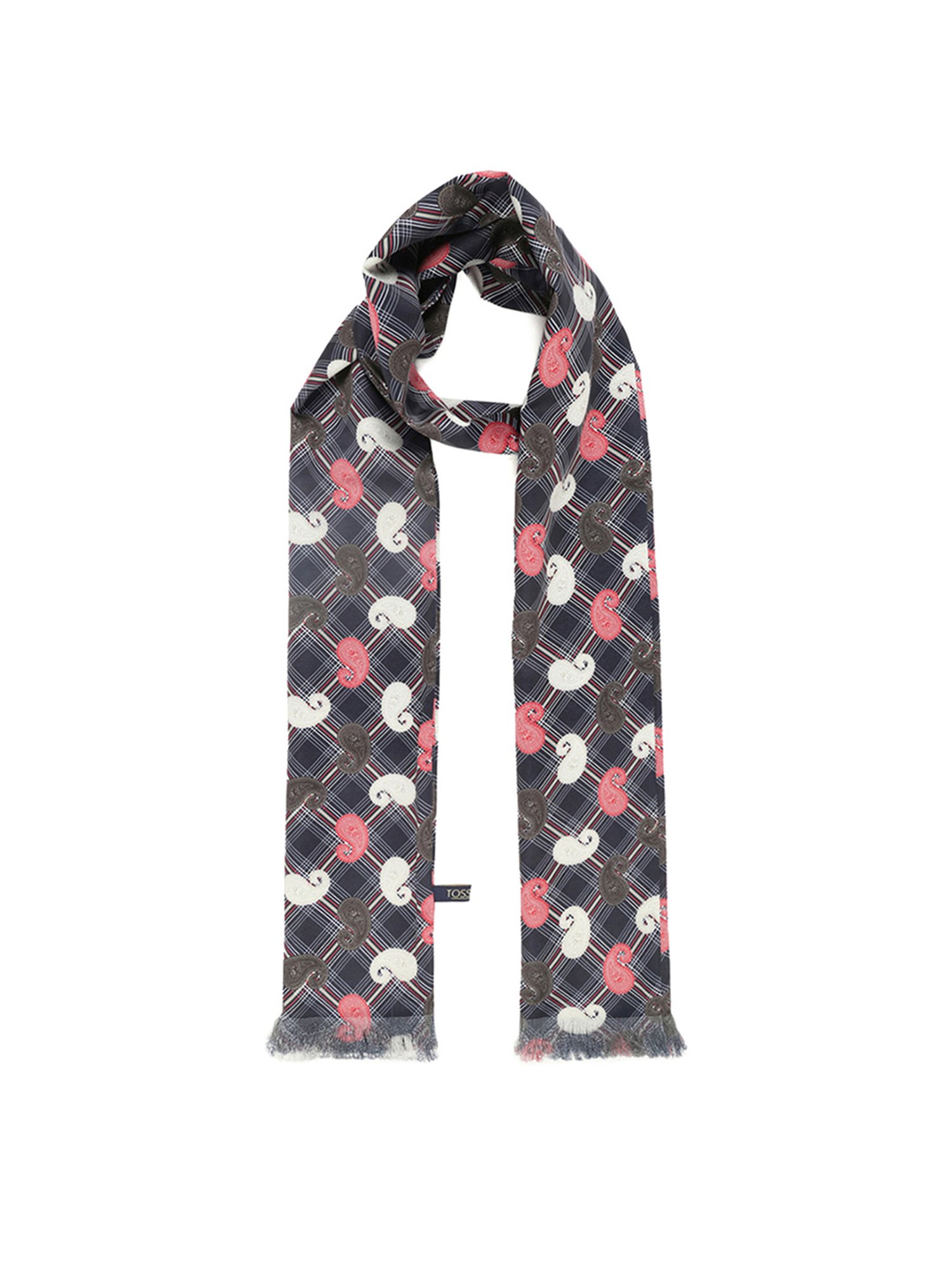 Tossido Black Printed Stole