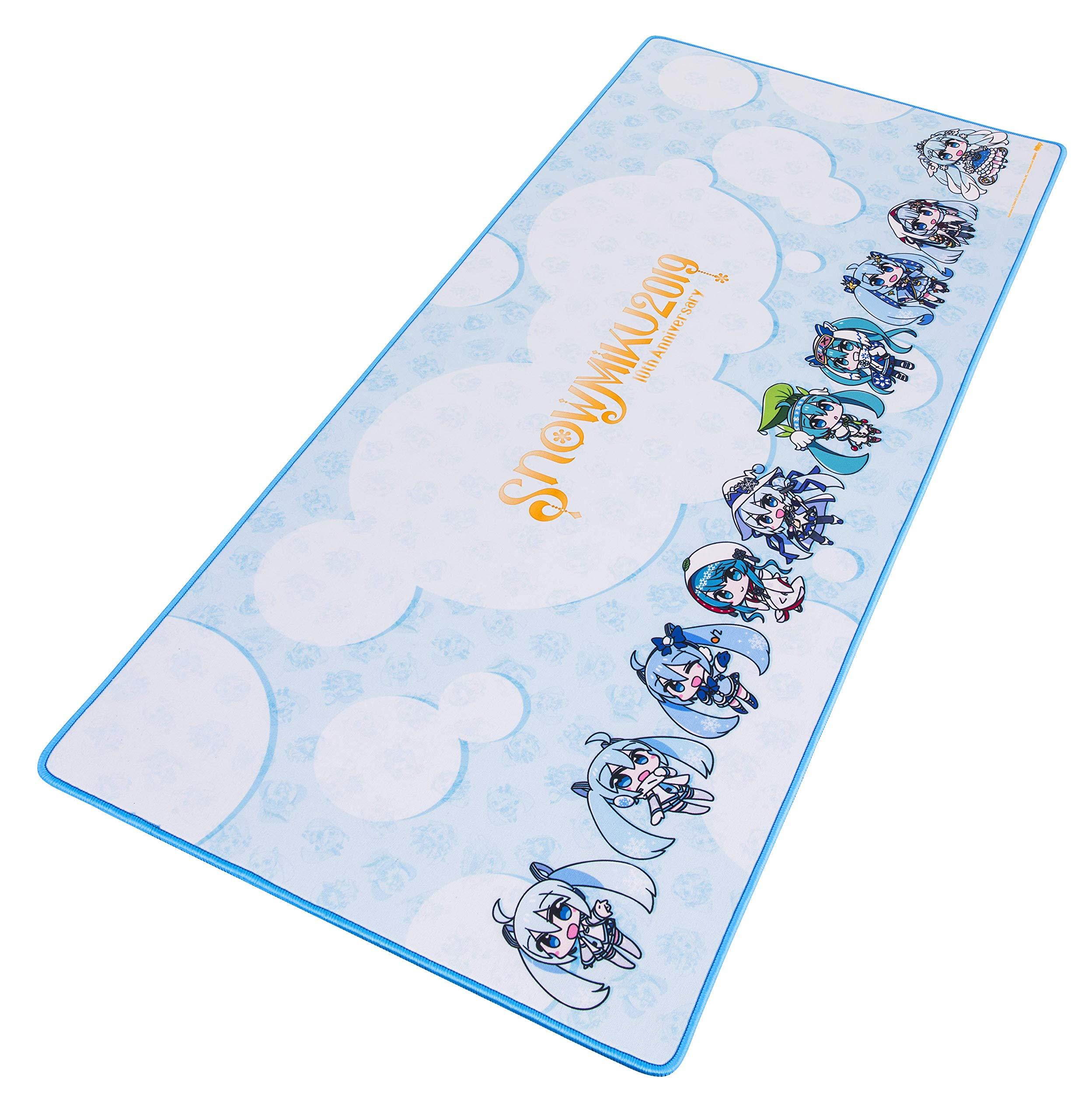 Thermaltake Tt Esports Dasher Extended Hatsune Miku Limited Edition Gaming Mouse Pad Snow Miku 2019 Edition Semi-Coarse Surface Non-Slip Rubber Base 35.43&rdquo;X15.75&rdquo;X0.16&rdquo; MP-DSH-Blksxs-09