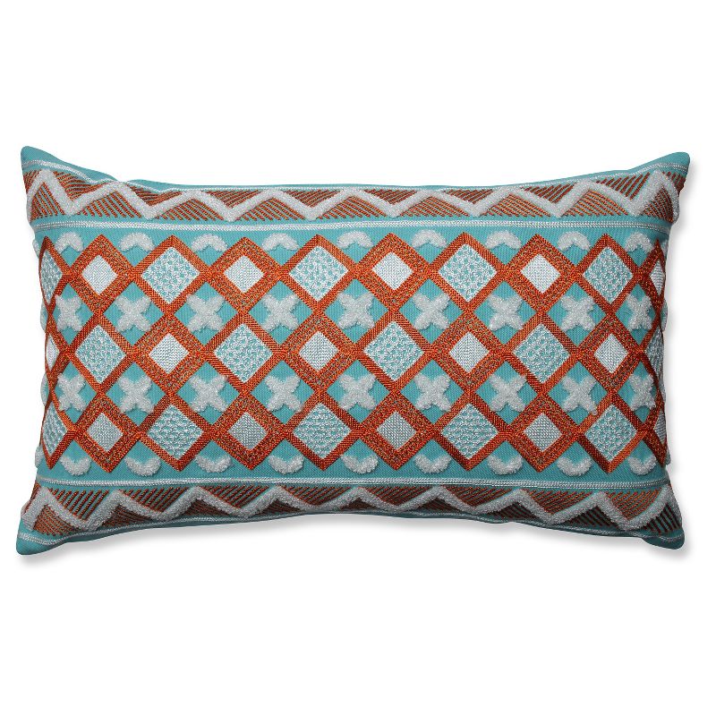 Orange Throw Pillow Belize (20"x12") - Pillow Perfect