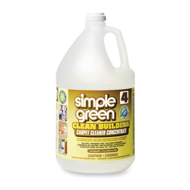 simple green 11201 Clean Building Carpet Cleaner Concentrate, Unscented, 1 gal. Bottle