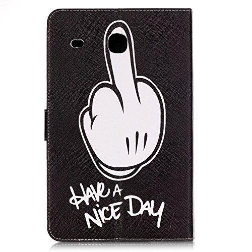 Galaxy Tab E 8.0 Case-UUcovers Slim Stand Soft TPU Flip Case Wallet Cover with Card Slots for Samsung Galaxy Tab E 8.0 SM-T377 4G LTE Verizon/SM-T375 Tablet-Nice Day
