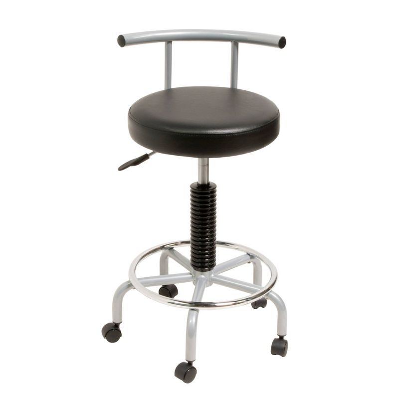 Futura Stool - Silver/Black