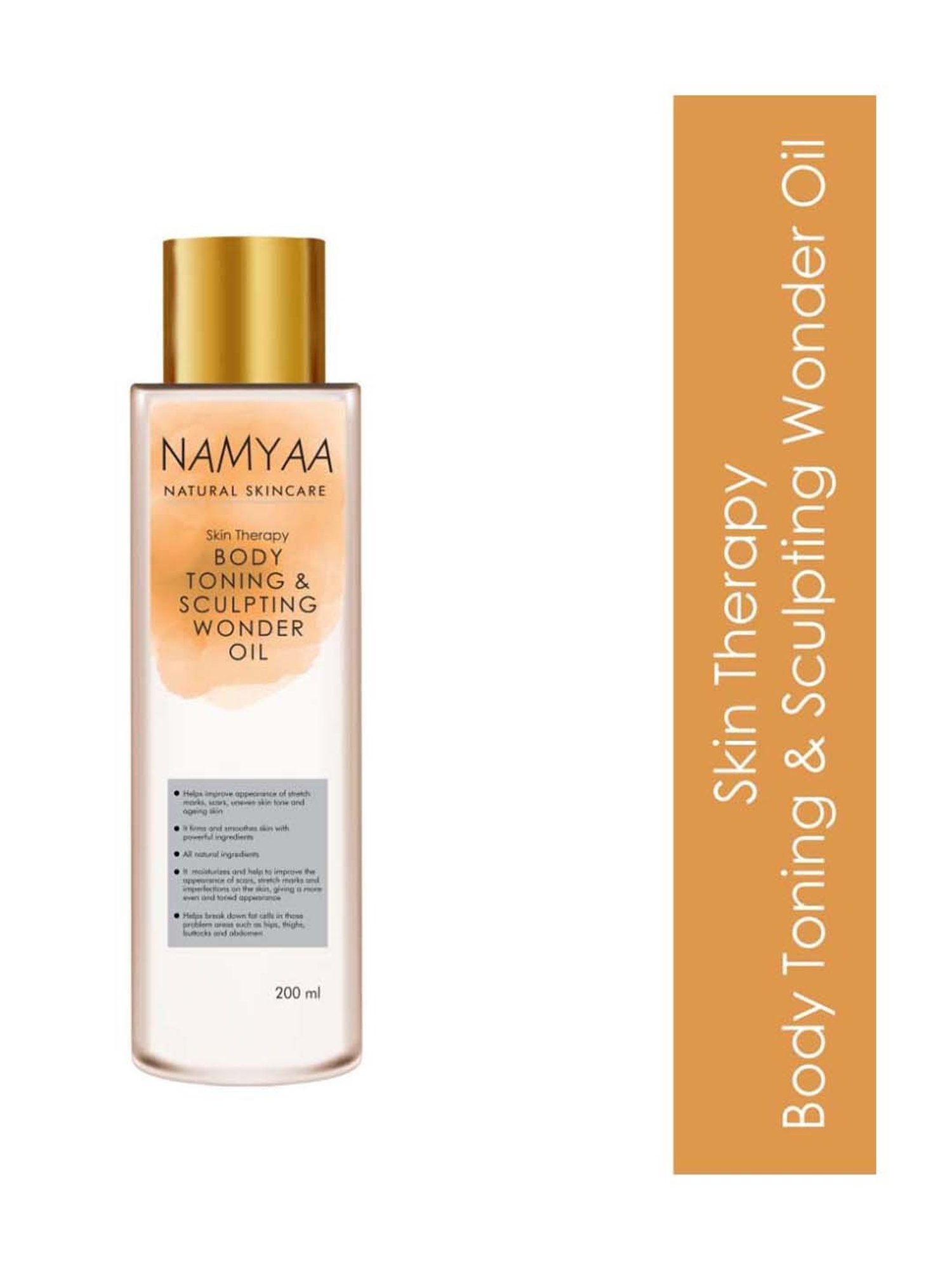 Namyaa Natural Science Body Toning and Sculpting Wonder Oil - 200 ml