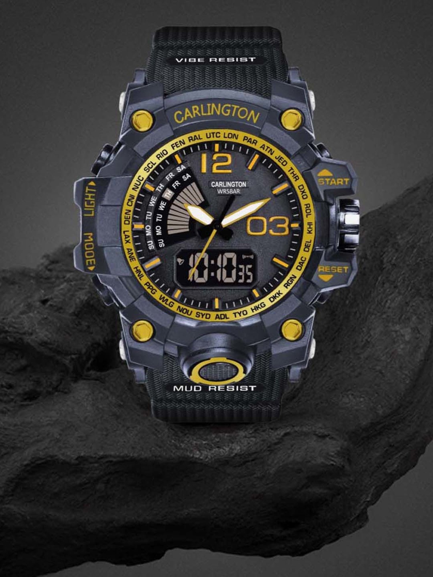 CARLINGTON Endurance 3366 Analog-Digital Watch for Men