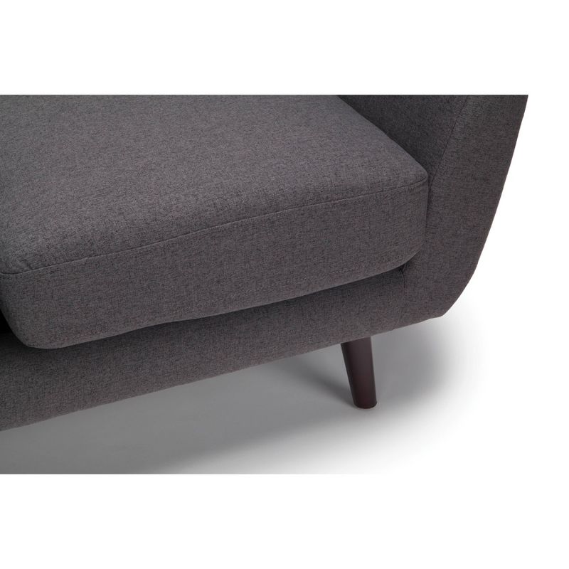 Druld Tufted Loveseat Tufted Leather Brown - Inspire Q