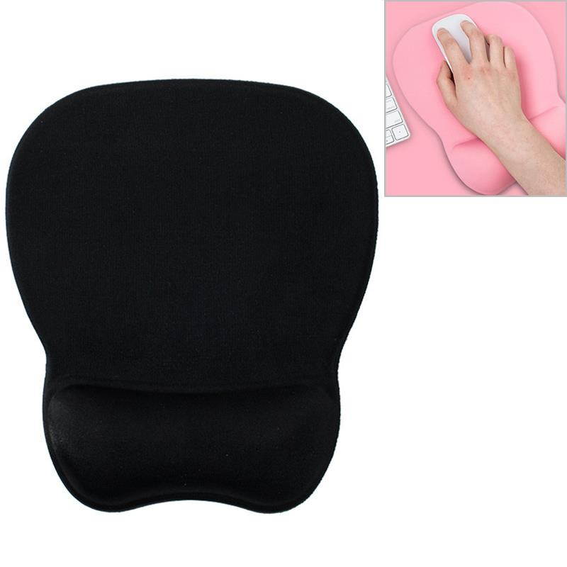 MONTIAN MF-01 Oval Slow Rebound Memory Cotton Soft Bracer Mouse Pad(Black)
