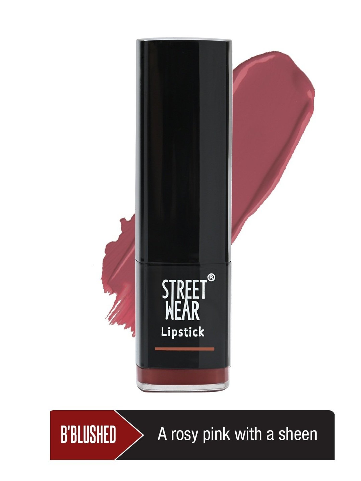 Street Wear Satin Smooth Lipstick B'Blushed - 4.2 gm