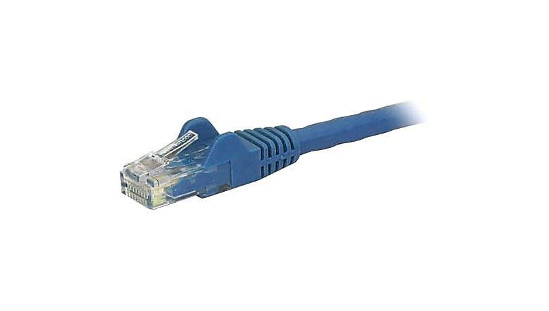 StarTech 4ft Blue Cat6 Patch Cable with Snagless RJ45 Connectors, Cat6 Ethernet N6PATCH4BL