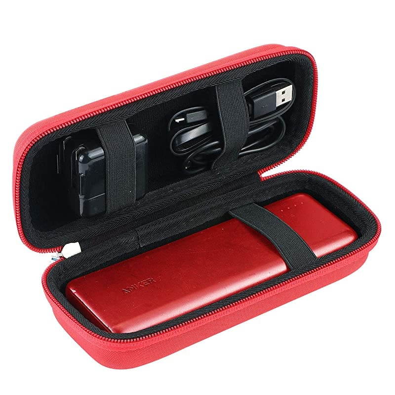 Hard Travel Case Replacement for Anker PowerCore II 20100 Speed Quick Charge 30 20100mAh Portable Charger External Battery Power Bank red