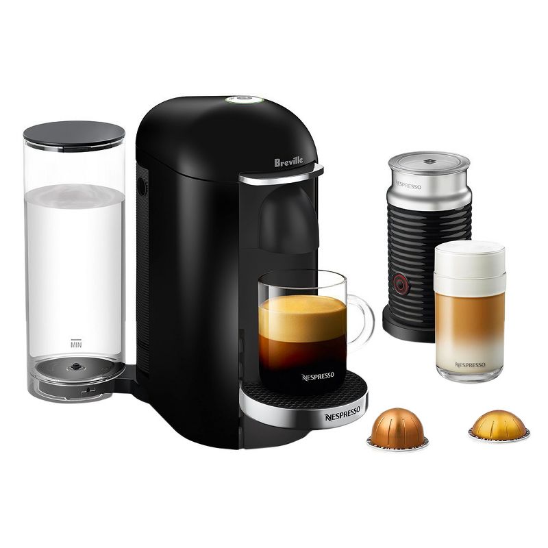 Nespresso VertuoPlus Black Deluxe Bundle by Breville