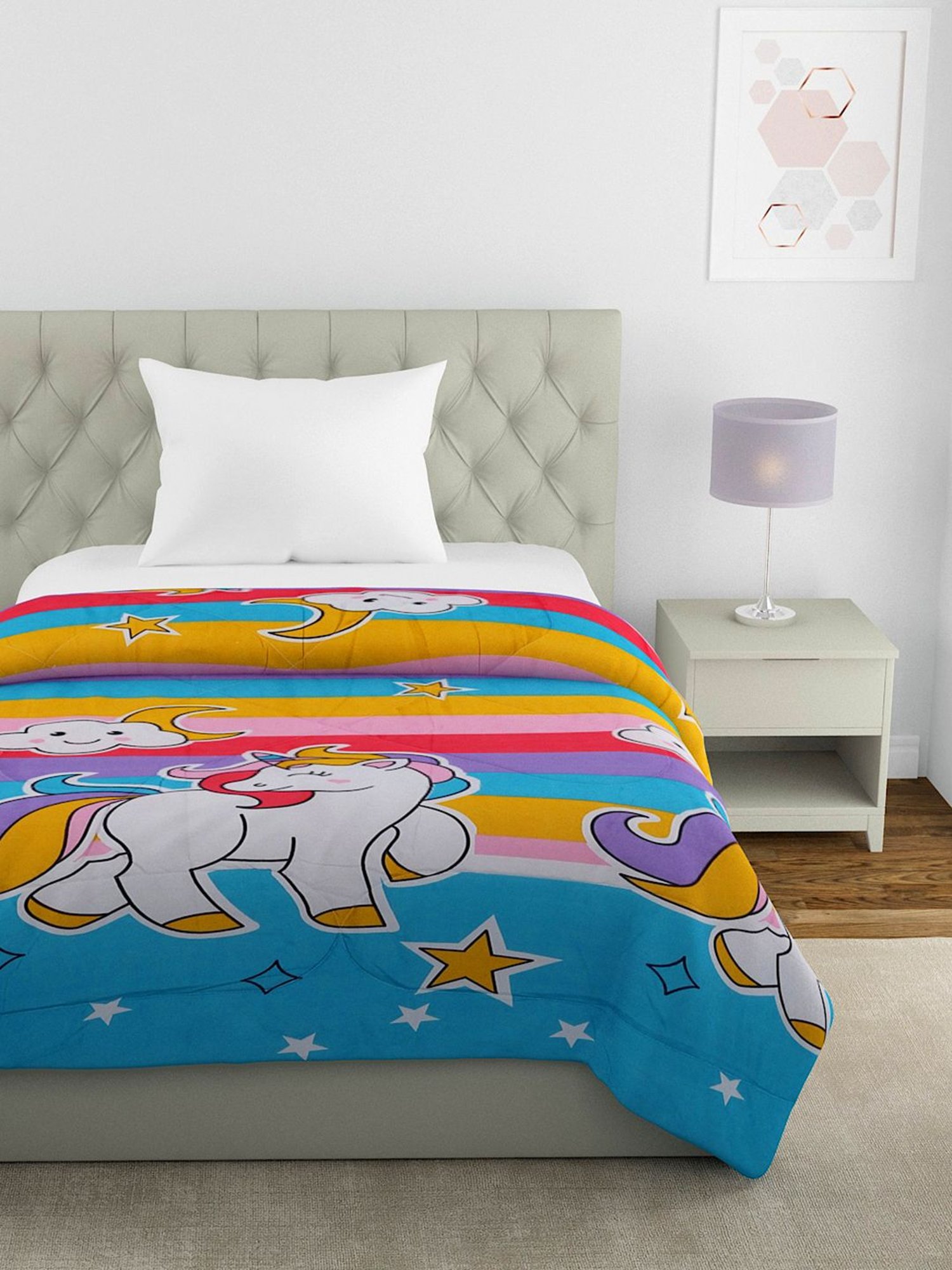 King 3pc Rhapsody Comforter Set Blue - Ayesha Curry