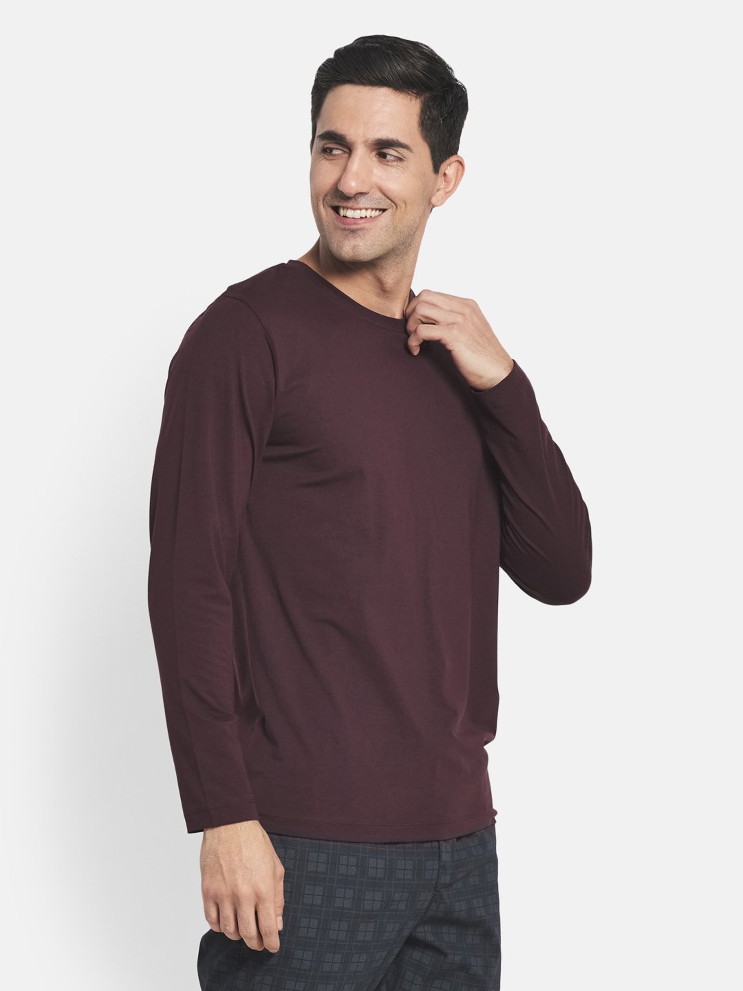 METTLE Dark Wine Crew T-Shirt