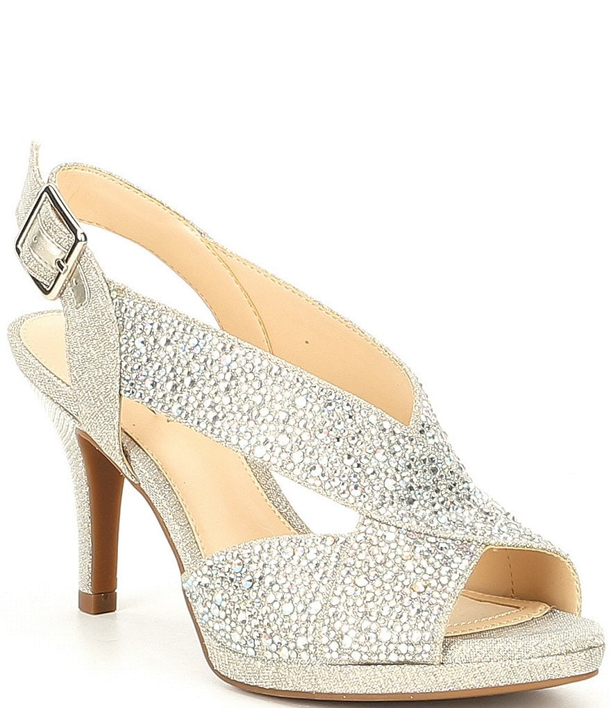 Alex Marie Lavonne Crisscross Platform Dress Sandals