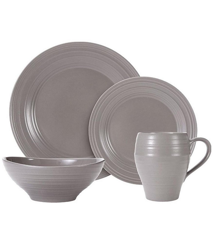 Mikasa Swirl Mocha 4-Piece Place Setting