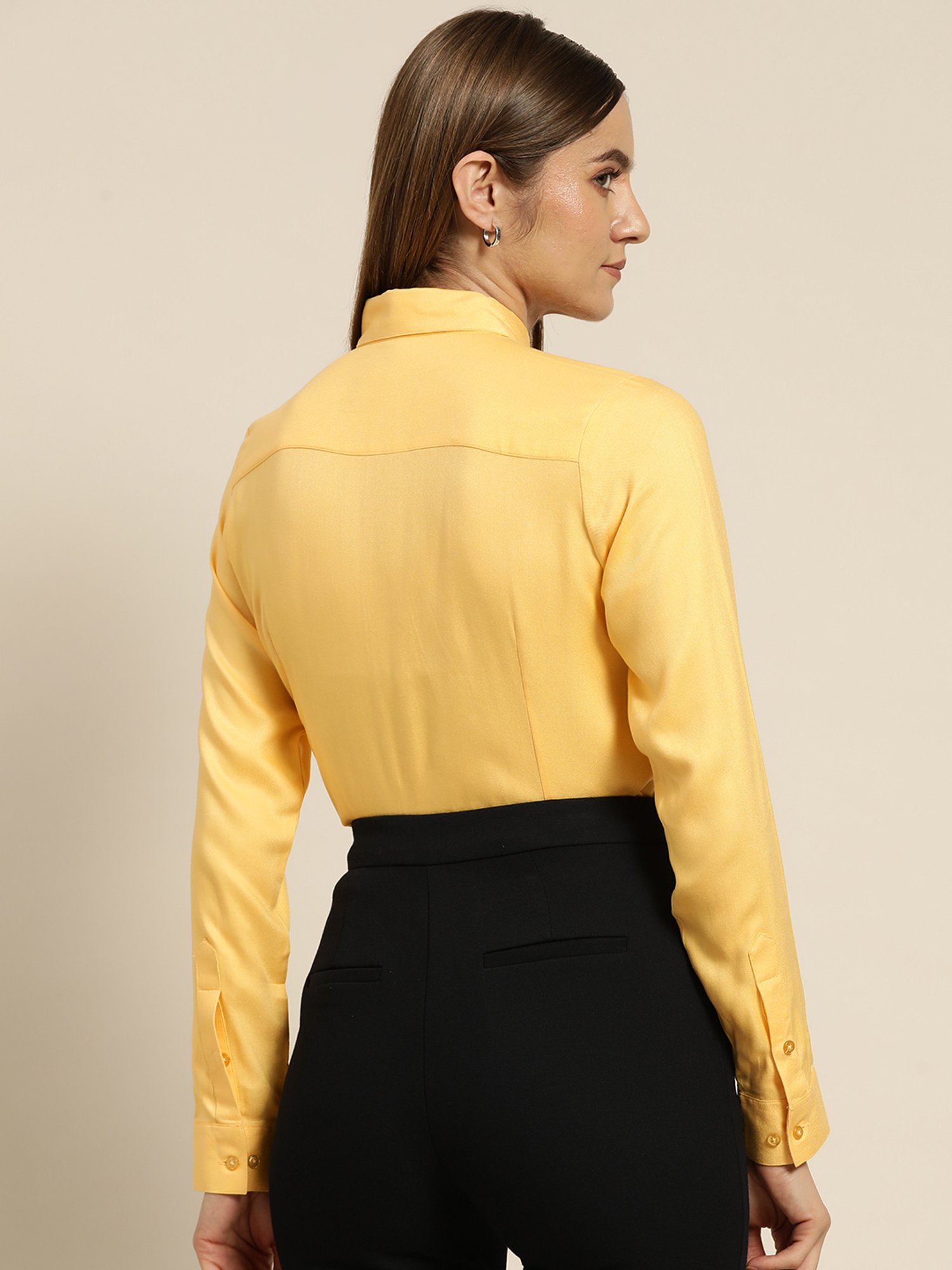 Van Heusen Maroon Plain Formal Shirt