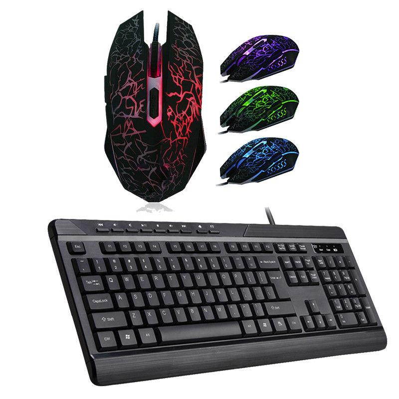 USB Wired Optical Gaming Mouse Game Mice 4000DPI For Computers Laptop Keyboard