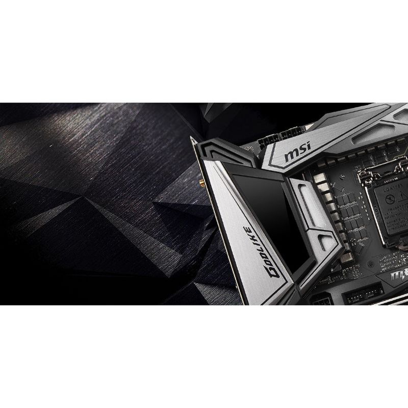 MSI MEG Z390 GODLIKE Desktop Motherboard - Intel Chipset - Socket H4 LGA-1151 - 64 GB DDR4 SDRAM Maximum RAM - DIMM, UDIMM - 4 x Memory Slots